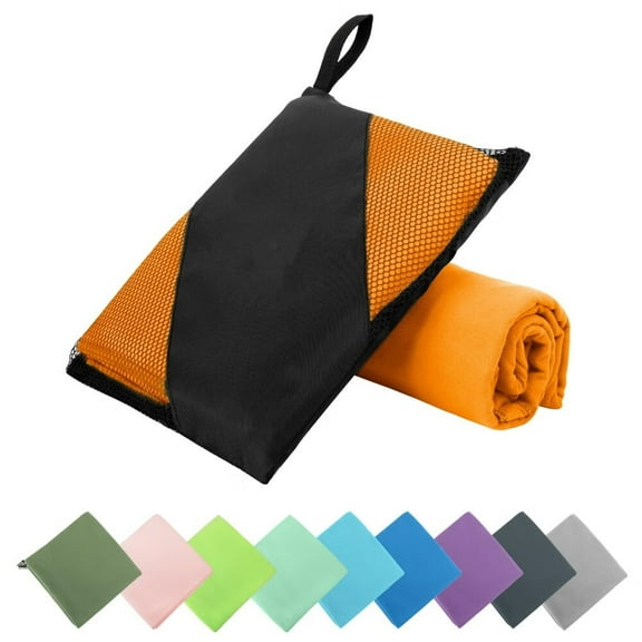 Microfiber Travel Towel,Soft Lightweight Quick Dry Towel,Super Absorbent Compact Travel & Sports & Beach Towels for Camping,Backpack,Gym,Swimming,Yoga,Hiking (L:24"×48")