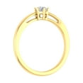 thumbnail image 2 of 1/5 Carat 6-Prong Set Diamond Solitaire Engagement Ring Band in 14K Yellow Gold (Ring Size 9.5), 2 of 4