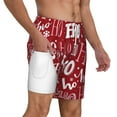 thumbnail image 6 of Rocae Ho Pattern Funny Christmas for Men's Swim Trunks Quick Dry With Two Side Pockets and One Lined Patch PocketX-Large, 6 of 9
