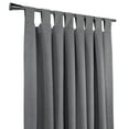 thumbnail image 5 of Thermaplus Ventura Blackout Window Treatment Tab Top Curtain Panel for Bedroom Livingroom 52" x 95" Dark Grey, 5 of 5