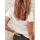 thumbnail image 2 of Women's Cute Dachshund Heart Graphic Tee - Casual Round Neck Short Sleeve T-Shirt, Machine Washable, 2 of 6