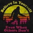 thumbnail image 2 of Believe In Yourself Bigfoot Sasquatch Unisex Plus Fleece Graphic Sweatshirt Brisco Brands 2X, 2 of 5