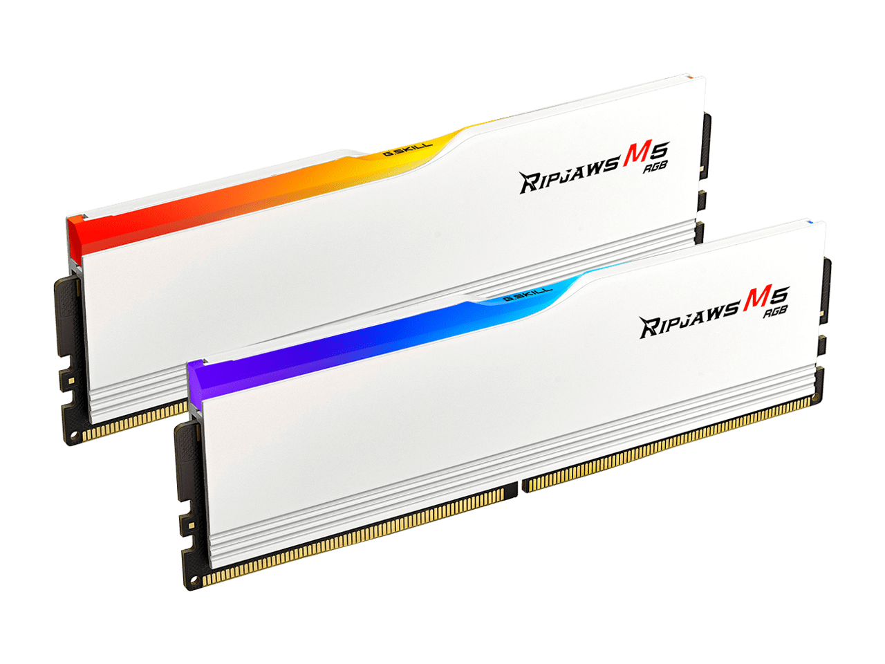 G.SKILL Ripjaws M5 RGB Series 64GB (2 x 32GB) 288-Pin PC RAM DDR5 5200 (PC5 41600) Desktop Memory Model F5-5200J4040A32GX2-RM5RW