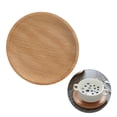 thumbnail image 4 of Conjunto de Platos de Madera Natural, Fuente para Presentar Dulces y Frutas, 2 unidades 2 piezas, 4 of 7