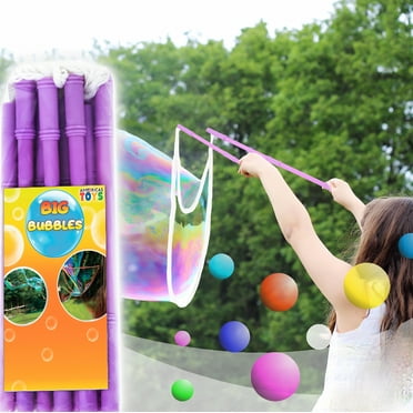 Americas Toys Giant Bubble Wands Purple Toy for Kids, 2 Count