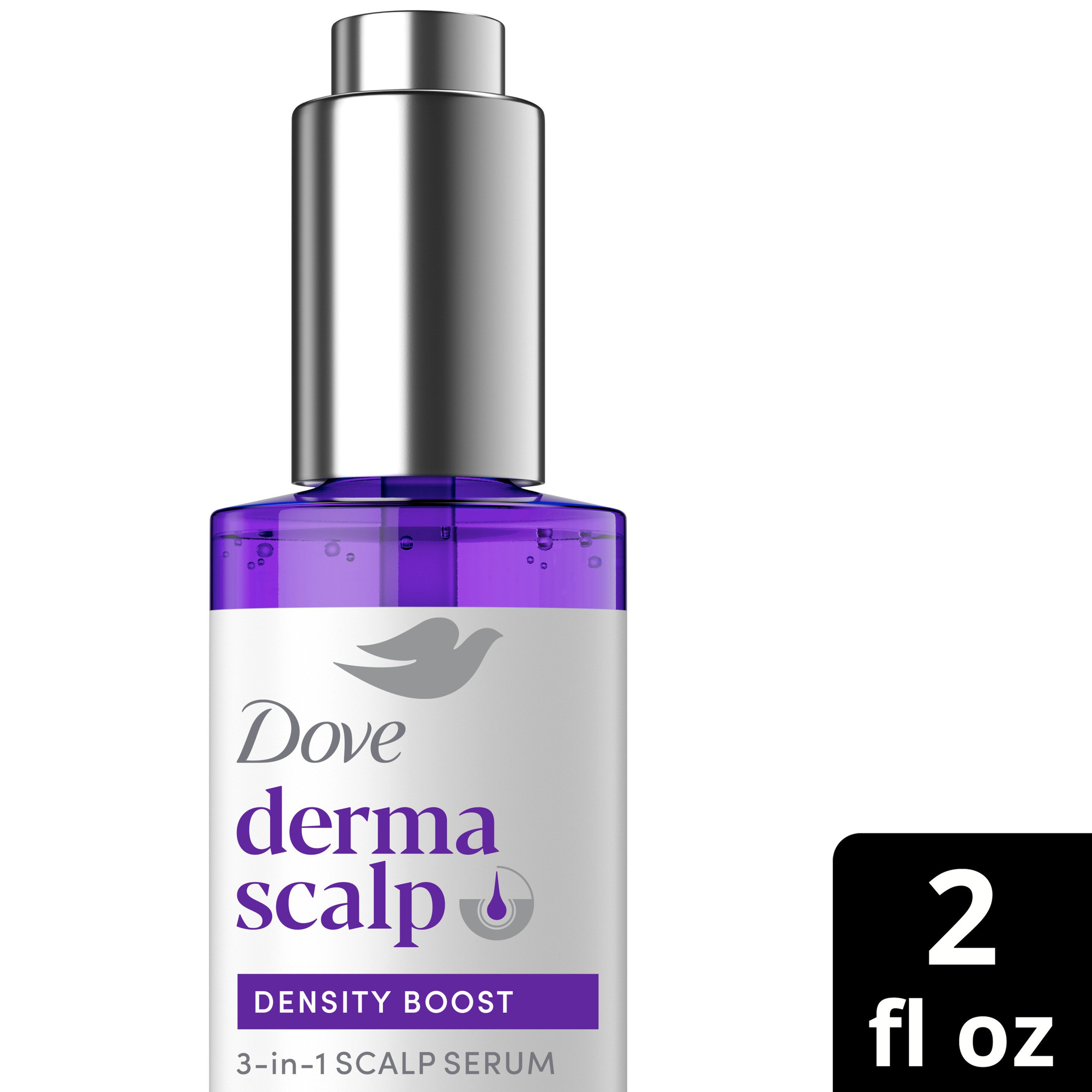 Dove Derma Scalp Density Boost 3-in-1 Scalp Serum, 2 fl oz photo 2