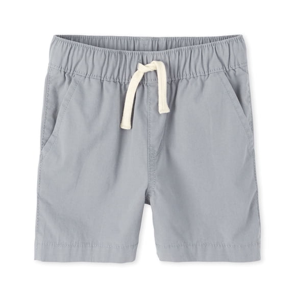 The Children's Place Baby Boys And Toddler Boys Pull on Jogger Shorts,Fin Gray Single,3T
