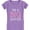 Lavender, variant on Elder Sibling Gift Idea - I'm The Big Sister Toddler/Kids Girls' Fitted T-Shirt 5/6 Wow pink