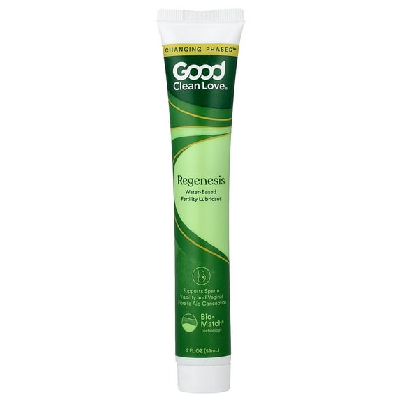 Good Clean Love: BioGenesis™ Fertility-Friendly Lubricant, Water-Based & Paraben-Free Lube, for Women & Couples Trying to Conceive, Safe for Sex Toys, 2 oz