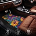 thumbnail image 4 of Salouo Psychedelic Sunflowers for Car Floor Mat Set of 4–Car Carpet Mats - Car Mats with Anti-Slip Backing & Driver Heel Pad Universal Fit for Cars, Trucks, SUVs, and Vans, 4 of 6