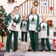 thumbnail image 1 of Merry Christmas Green Tree Plaid Print Pajamas Set Adults Kids Matching Outfits Baby Romper Xmas Family Look Casual Soft Pyjamas, 1 of 4
