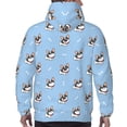 thumbnail image 3 of Bingfone French Bulldog2 Men's Drawstring Hoodie Long Sleeve Pocket Sweatshirts-X-Large, 3 of 6