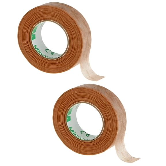 QARUN 2026 New 2/Pk Tan Surgical Tape 0.5" Wide,Medical Grade Surgical,Rhinoplasty Tape,For Wound Care,Post-Surgery Use,Skin Protection,Cosmetic Procedures,Wound Closure
