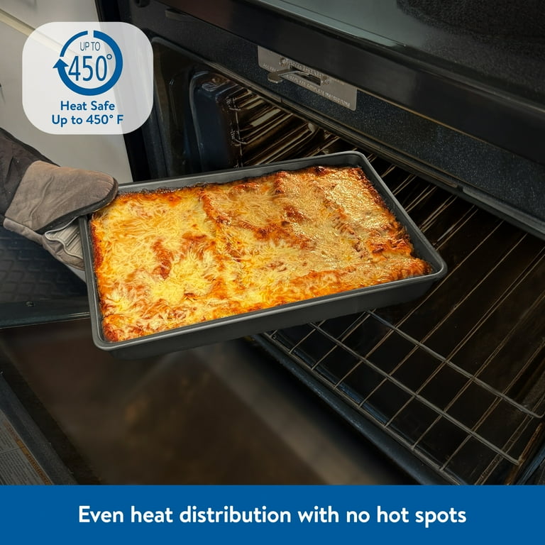 Mainstays Nonstick Steel Lasagna Pan 10.5 x 15.4 inches Baking Pan