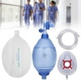 thumbnail image 4 of TOPINCN Réanimateur Manuel en PVC,Résuscitateur Manuel en PVC Sac de Réanimation Manuel Tuyau de Protection Faciale Respirante (Type Adulte),Résuscitateur Manuel, 4 of 8