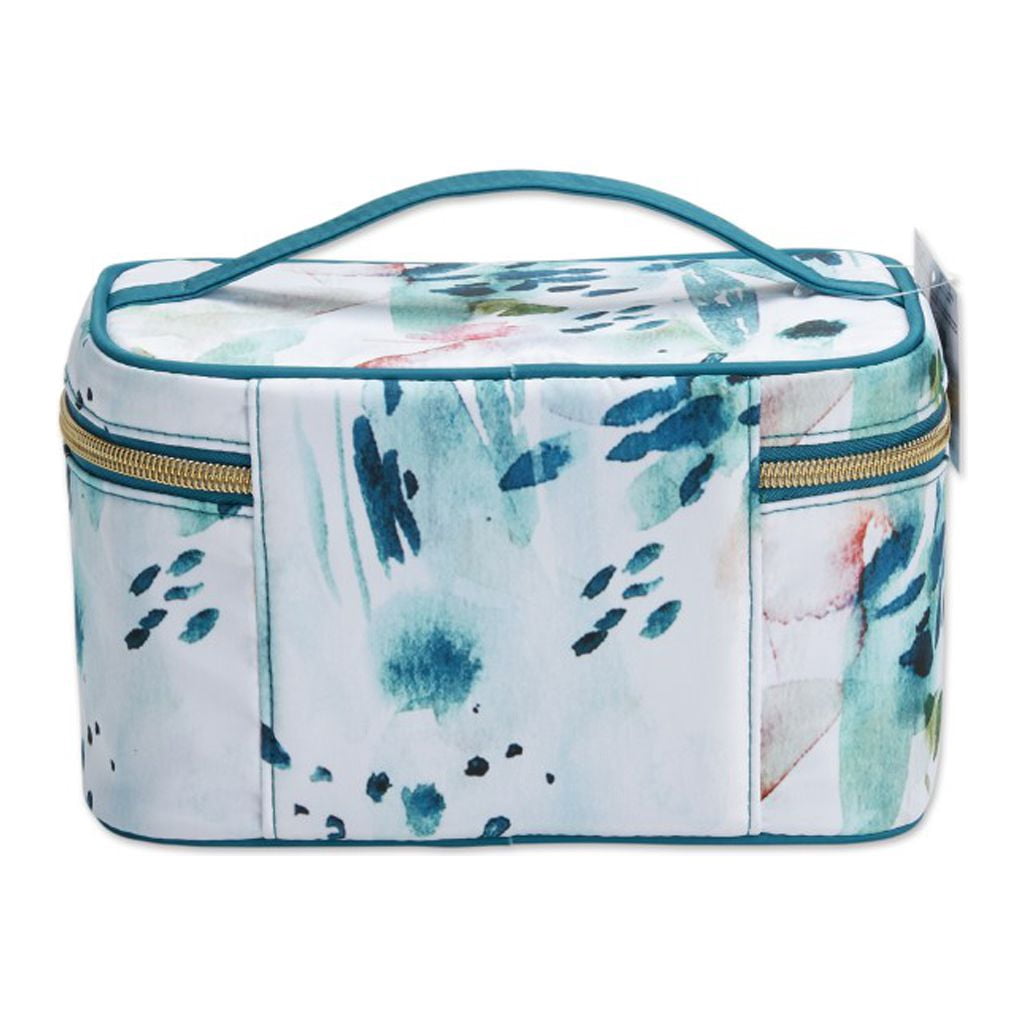 Scunci Floral Watercolor Train Case Set