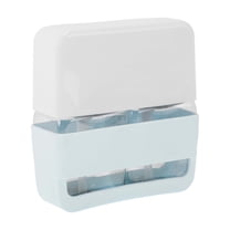 Unique Bargains 2 Pcs Travel Container Set Reusable Travel Bottles Set Light Blue