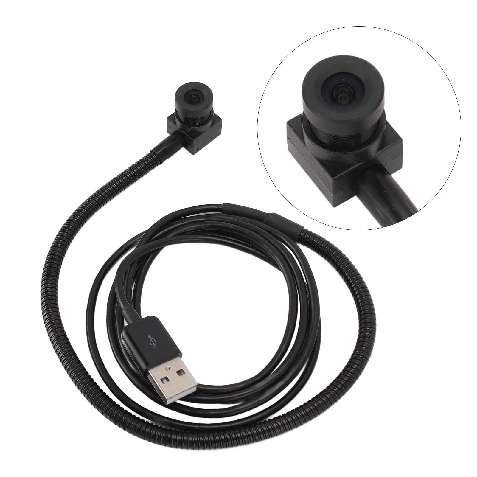 USB Center Webcam, Clear Sound Plug And Play Center Screen Webcam 2MP  For Live Streaming