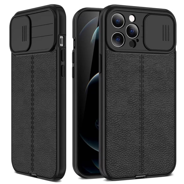 Funda de cuero a prueba de golpes para iPhone 13 11 12 14 Pro Max XR XS Max 7 8 14 Plus, protección de lente de cámara, funda trasera suave Tan Jianjun unisex