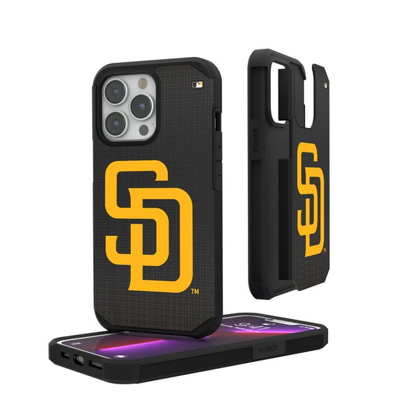 San Diego Padres Linen Logo iPhone Rugged Case