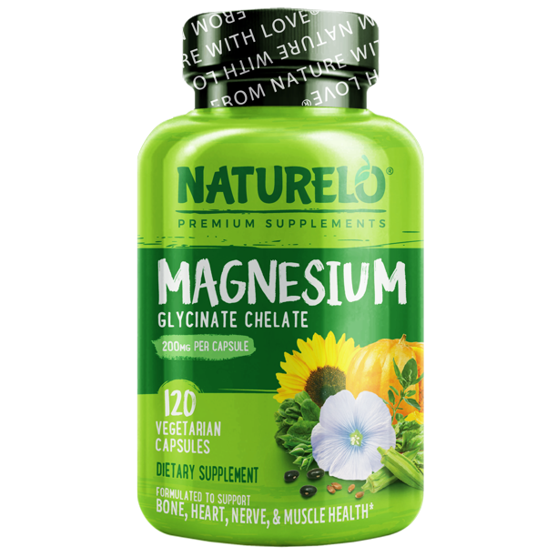 Magnesium Supplement with Veggies & Seeds 120 Capsules