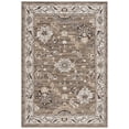 thumbnail image 4 of SAFAVIEH Sunrise Joanna Floral Reversible Indoor/Outdoor Area Rug, Grey/Beige Black, 4' x 5'7", 4 of 9