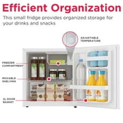 Frigidaire 1.6 Cu Ft Single Door Compact Refrigerator , EF15, White