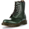 thumbnail image 6 of Dr Martens 1460 Smooth Women's 8 Eyelet Lace Up Leather Ankle Boot in Green Size 8.5, 6 of 6