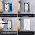 thumbnail image 4 of ingle Gang Receptacle Outlet Box Extenders 1/2",Include 2Screws (6-32 x 1.25),Electrical Outlet Extender for Electrical Outlet Box & Electrical Outlet Switches, Gray (Pack of 1), 4 of 6