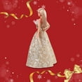 thumbnail image 6 of Barbie Signature 2025 Holiday Barbie Fashion Doll, Seasonal Collector, Blonde with Silver & Gold Gown, 6 of 7