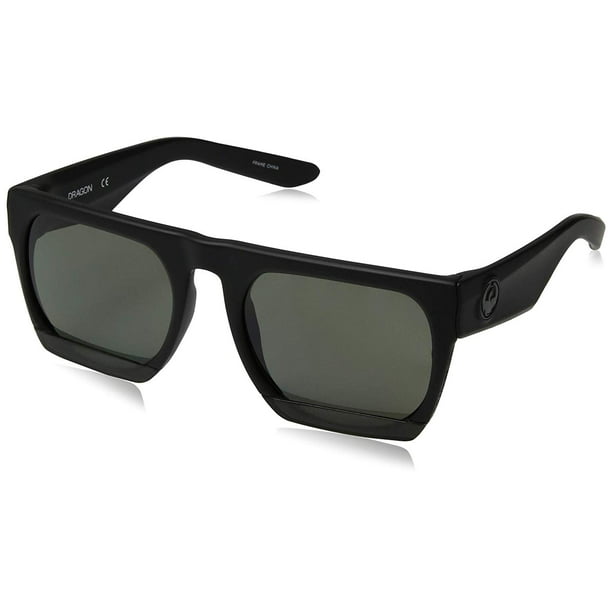 Dragon Alliance Fakie Polarized Sunglasses Black Frames with Smoke Lens