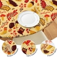 thumbnail image 4 of Colorful Mushroom Round Fitted Tablecloth with Elastic Edge,Dining Table Cover Waterproof,Outdoor Round Tablecloth for Camping,Dining,Indoor and Outdoor, 4 of 7