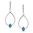 thumbnail image 2 of Bling Jewelry Womens   Dangle Gemstone Earrings Abalone Accents, 2 of 4