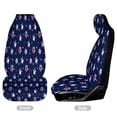thumbnail image 2 of American Flag Blue Red White Car Seat Covers Front Seats Universal Fit for Cars SUV Truck Auto Interior Accessories, 2 of 3