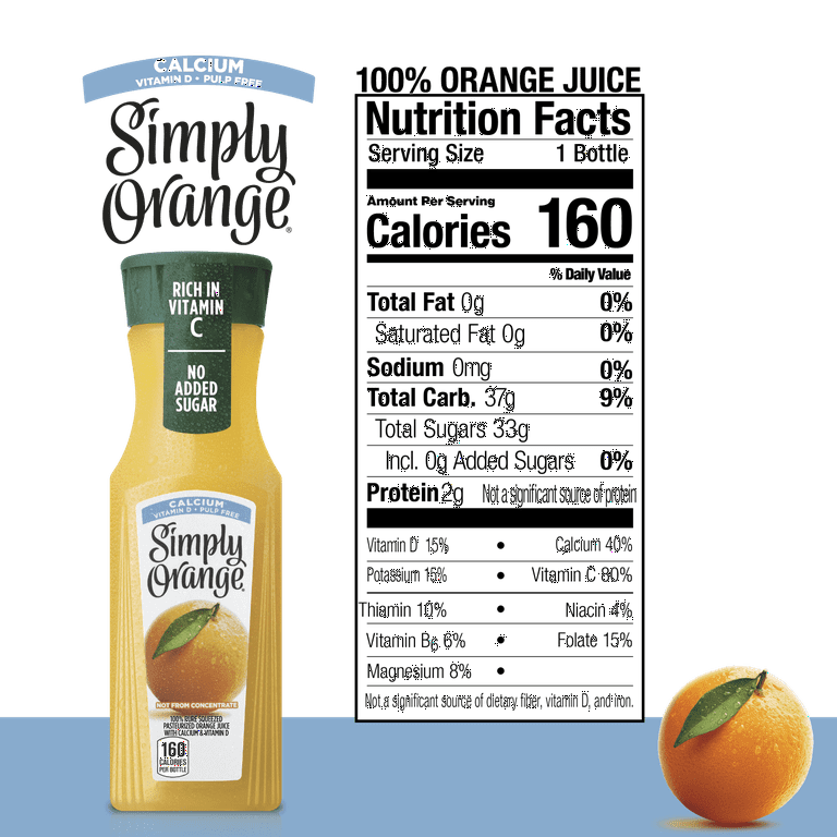 Simply Orange Juice with Calcium, fl oz
