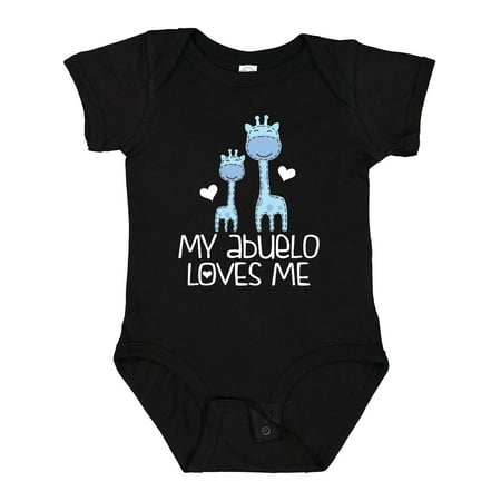 

Inktastic My Abuelo Loves Me Grandson Outfit Gift Baby Boy Bodysuit