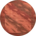 thumbnail image 1 of Ahgly Company Tapis Rond Intérieur Abstrait Orange Rouge Animal, 5 Pieds Rond, 1 of 6