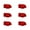 Red, variant on 6Pcs Chicken Head Knobs Effects Pedal Amplifier Knobs Plastic Guitar Volumes Control Tone Knobs Guitar Replacement Parts
