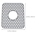 thumbnail image 2 of Sink Mat for Kitchen Sinks, Stainless Steel Drain Strainer Pad, Dish Drying and Mat, 2 of 6