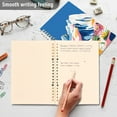 thumbnail image 4 of FORMRS 1-Subject Spiral Notebook 8" x 5" College Ruled 60 Refillable Sheet A5 Hard Cover, Abstract Snow Mountain, 4 of 7