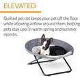 thumbnail image 3 of K&H Pet Products Elevated Cozy Cot Classy Pet Bed, 3 of 5