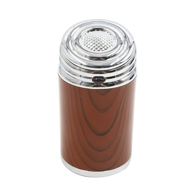 Unique Bargains Blue Light Car Ashtray Storage Box Pocket Holder Organizer Brown