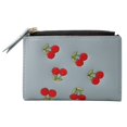 thumbnail image 1 of Lady Wallet Creative Embroidery Cherry Card Pouch Clutch Wallet Card Wallet, 1 of 10