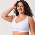 thumbnail image 5 of DELIMIRA Women's Posture Bra Front Closure Lightly Padded Plus Size Wireless Full Coverage Bras, 5 of 5