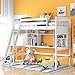 thumbnail image 3 of Harper & Bright Designs Twin Loft Bed with Desk (White Loft Bed with Desk), 3 of 4