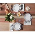 thumbnail image 3 of GFDYREE Burlap Linen Rustic Table Runners 72 Inches Long, Retro Barn Wood Brown Red Table Runner Farmhouse Style for Coffee Table, Holiday Parties, Wedding, Events Dinner, Home Decor, 3 of 7