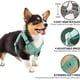 thumbnail image 4 of Arnés de perro suave tacto gamuza tela mascota chaleco paso ajustable reflectante sin arnés para cachorros, perros pequeños y medianos, 4 of 8
