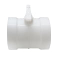 thumbnail image 4 of pp manual air duct damper plastic white for airtight ventilation pipe connection adjustment manual plastic air duct check valve, 4 of 5