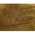 thumbnail image 4 of oneOone Georgette Viscose Fabric Geometric Maze & Rabbit Animal Sashiko Printed Fabric 1 Yard 42 Inch Wide, 4 of 4