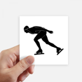thumbnail image 1 of Black Winter Skating Sport Outline Sticker Square Waterproof Stickers Wallpaper Car Decal, 1 of 1